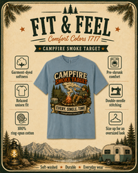 Campfire Smoke Target Shirt