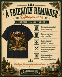 Campfire Smoke Target Shirt