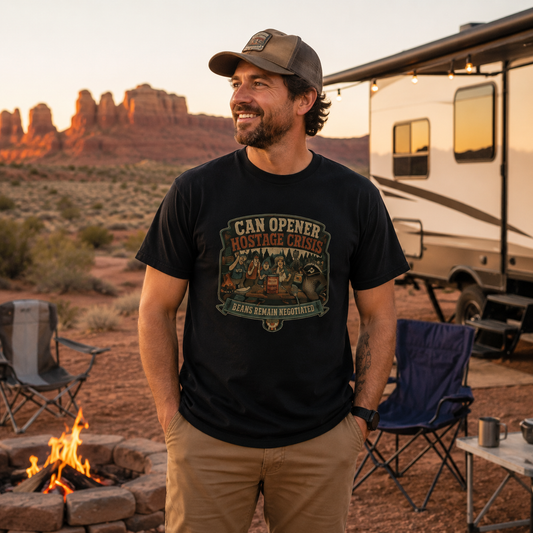 Can Opener Hostage Crisis Shirt