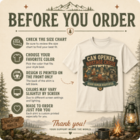 Can Opener Hostage Crisis Shirt