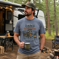Just A Camp Raccoon Shirt