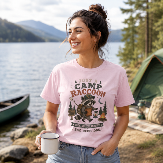 Just A Camp Raccoon Shirt