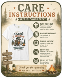 Just A Camp Raccoon Shirt