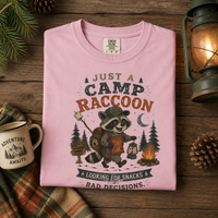 Just A Camp Raccoon Shirt