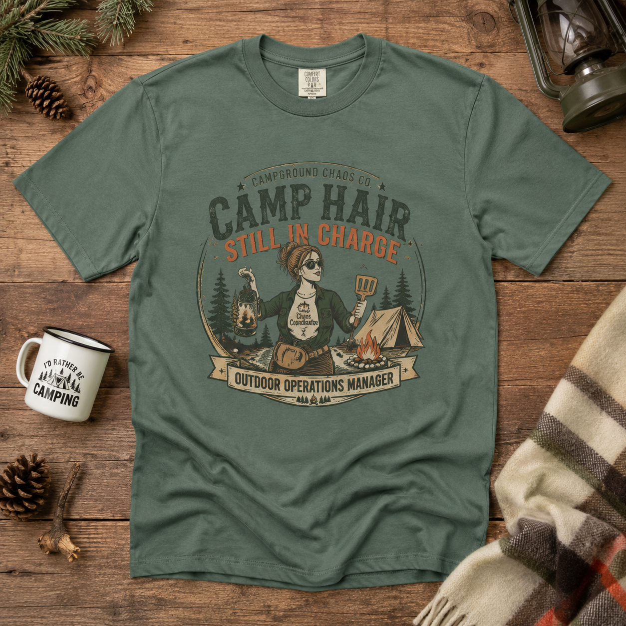 Camp Hair Still in Charge Shirt