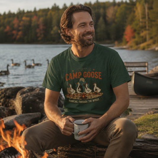 Just A Camp Goose Shirt