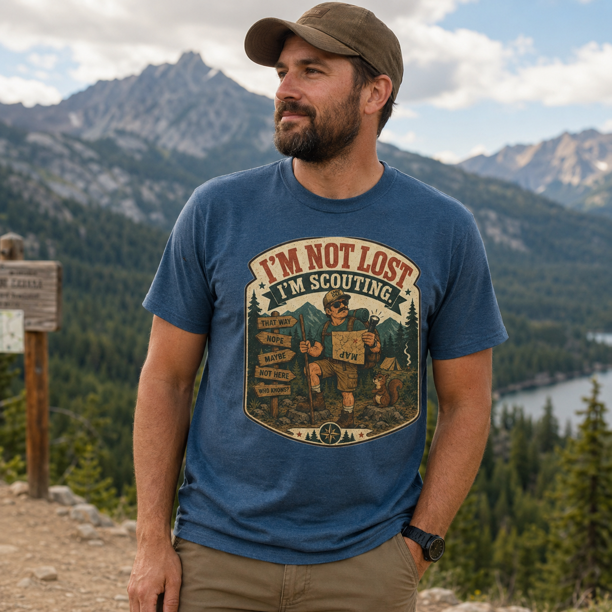 I’m Not Lost I’m Scouting Shirt